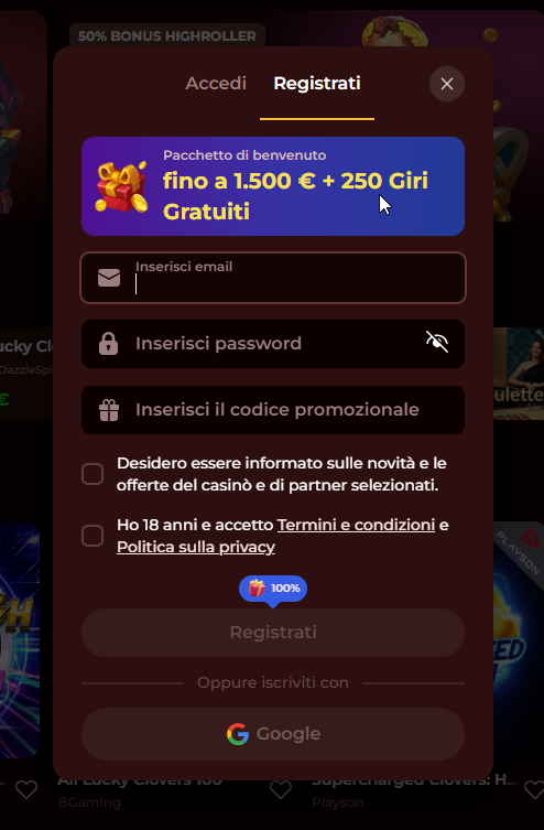 Registrazione 1753703073119